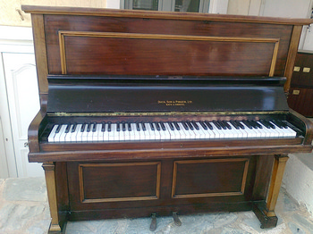 Duck Son and Pinker piano